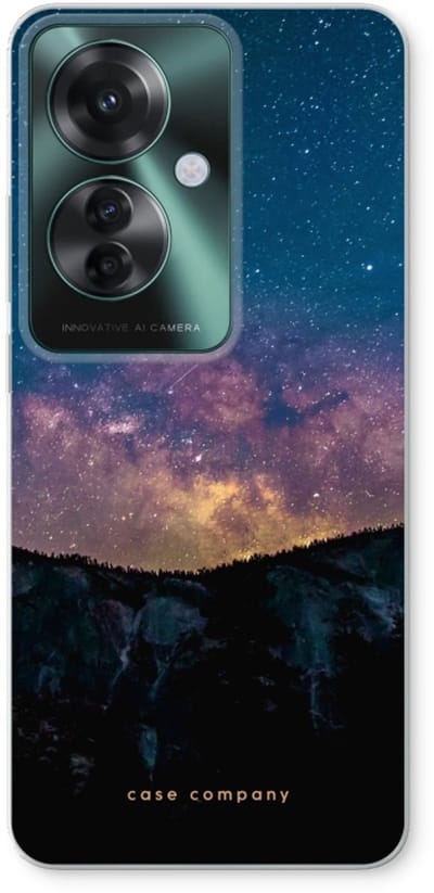Case Company® - Hoesje geschikt voor Oppo Reno 11 F hoesje - Travel to space - Soft Cover Telefoonhoesje - Bescherming aan alle Kanten en Schermrand