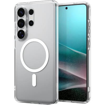 Spigen Hoesje Geschikt voor Samsung Galaxy S26 Ultra - Ultra Hybrid MagFit Case - Compatibel met MagSafe / Qi2 - Back Cover Transparant Wit