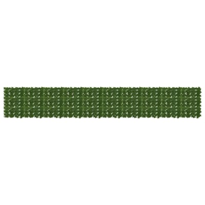vidaXL - Balkonscherm - met - bladeren - Groen - 500 - x - 75 - cm