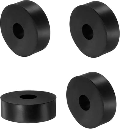 8x Ronde Rubberen Afstandhouders 40x12x10mm - Trillingsdempers voor Apparaten en Auto