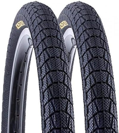 Fietsbanden Set - BMX Banden - Stadsverkeer - Directioneel Loopvlak - 20x1.95 Inch - Zwart