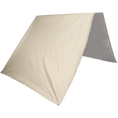 Auvent Balançoire Extérieure Toit Aire de Jeux Housse Imperméable de Rechange Bâche Pare-soleil beige