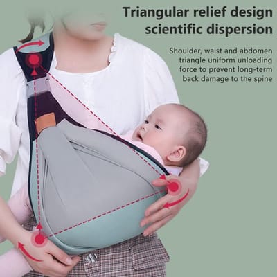 Babydraagdoek voor pasgeborenen, ademende draagdoek met clip, verstelbare koala-draagdoek, grijs, 3D mesh, draagtas, babydrager voor pasgeborenen en peuters tot 20 jaar