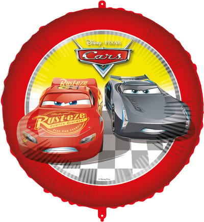 Folieballon - Cars Race - 45 cm - Helium- en Luchtvulling