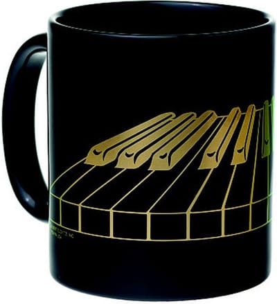Koffiemok 3-D Pianotoetsen