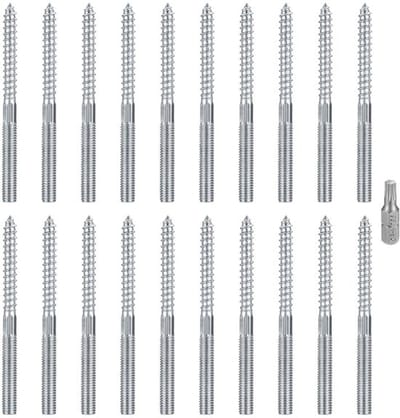 M8 Torx Stotschroeven - Dubbel schroefdraad - Hoge hardheid en duurzaamheid - M8 x 100 mm - Houtschroeven - Perfect voor wandmontage - 20.
