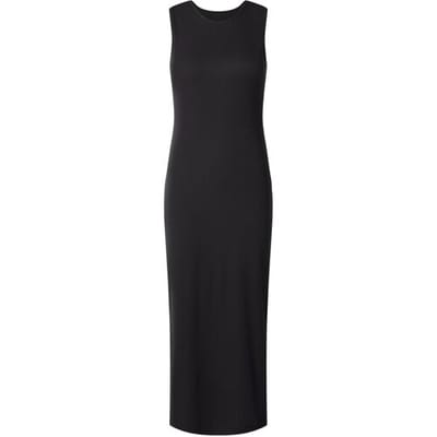 ESMARA Rib dames jurk - slim fit (Zwart, XS (32/34))