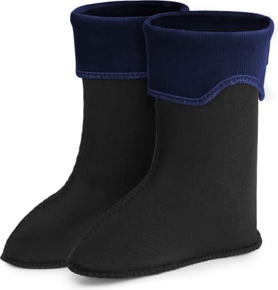 Ladeheid Sokken voor Regenlaarzen - Kinderen - Fleecesokken - LA-LMG-Socks-Termix - Marineblauw - 22/23