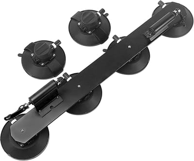 Fietsendrager Dak - Fietsdrager Sucker - Fiets Vervoeren - Aluminiumlegering - Voor 2 fietsen - Zwart