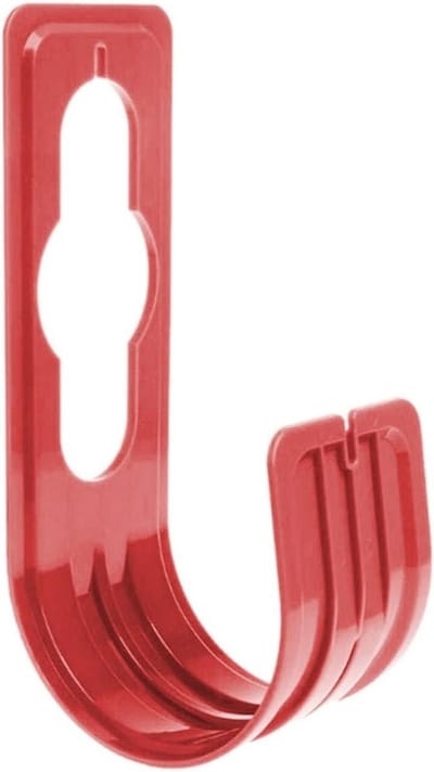 Waterslanghouder - Slangrek - Tuin Organiseren - Eenvoudige Installatie - Voor 30m Slang - Rood