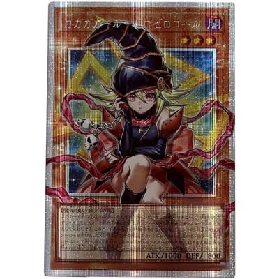 Doe-het-zelf Yu-Gi-Oh! Zwarte Magiërsmeisje Zelfbeheersing Verzamelen Handtekening Ruil Flash Card Anime Cartoon Zelfgemaakt Hoge Kwaliteit Cadeau