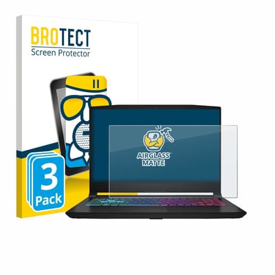 BROTECT - Screenprotector voor MSI Katana 15 HX B14 - Folie Beschermfolie Beschermglas matte 3 Stuks
