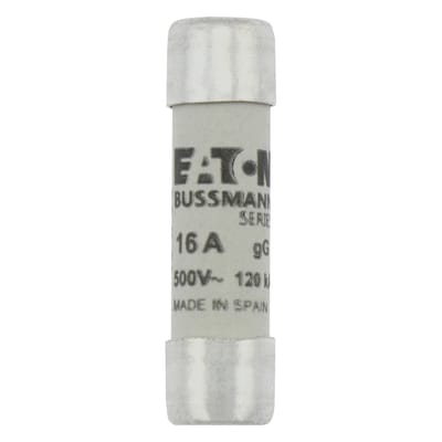 Eaton C10G16 Cilindrische Zekering 16A 500V AC IEC - C10G16 [10 Stuks]