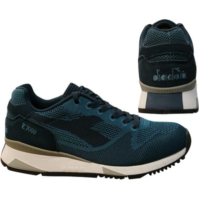 Diadora V7000 Weave Heren Blauw Sportschoenen