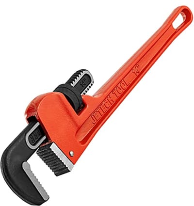 Pijpsleutel - Verstelbare Tang - Pijpen Bevestigen - Hoge Treksterkte - 14 Inch - Zwart