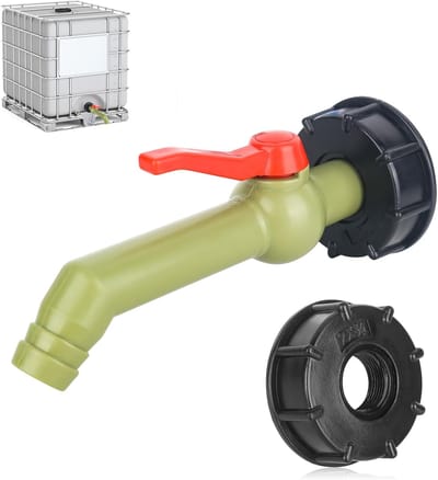 ibc Aftapkraan en tank kogelkraan, 1 inch waterkraan voor IBC-tank, regenton, watertank (DN40/50)