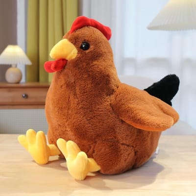 30-40cm Kawaii Haan Hanenpop Simulatie Kip Pluche Speelgoed Zacht Knuffeldier Gevogelte Kip Kussen Verjaardagscadeaus Voor Kinderen 30cm