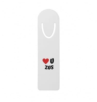 Hacebo® - love u zus metalen boekenlegger - Zus - de liefste zus - verjaardag - cadeautje voor zus - zus artikelen - kado - geschenk Bladwijzer boekenleggers - 12.7 cm x 3.2cm