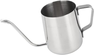 Roestvrijstalen waterkoker - Zwanenhals pot - Thee en koffie - Nauwkeurige waterstroom - 1.7 liter - Metallic