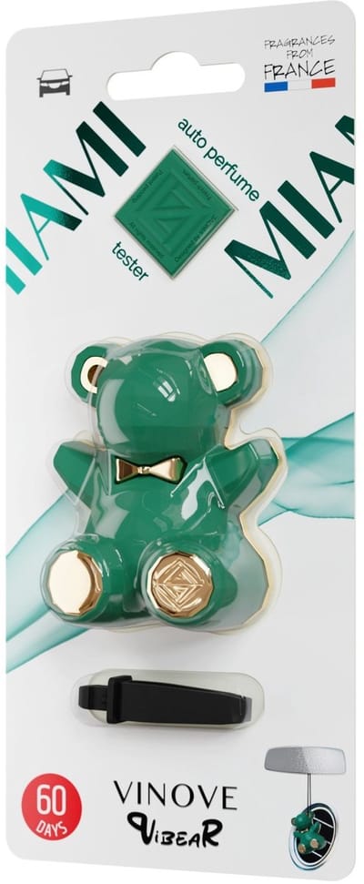Vinove Vibear Miami Autoparfum - Luchtverfrisser - Car Airfreshner