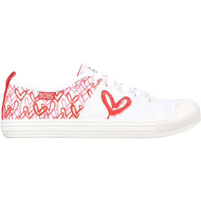 Skechers Bobs B Cool-All Corazon 113952-WRPK, Vrouwen, Wit, Sneakers,Sportschoenen, maat: 35,5