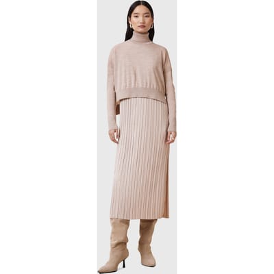 AllSaints Vittoria Dress Fawn Brown Taglia: M | Abiti Midi Outlet | Donna | Marrone