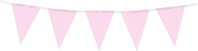 Mini vlaggenlijn | PE | Kleur: Baby Roze | Lengte: 3 meter