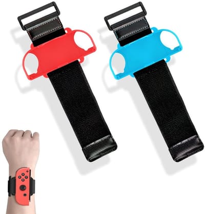 NTH products - Dansarmbanden - Verstelbare dansarmband - Rood en blauw - Aerobic en boksen - Geschikt voor volwassenen en kinderen