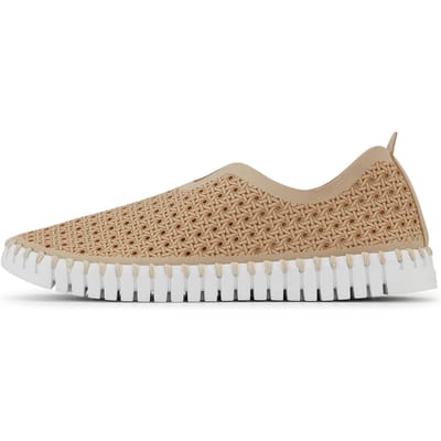 Ilse Jacobsen Tulip4031 Latte White Maat: 41 | Sneakers Outlet | Dames | Beige