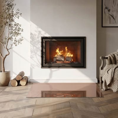 Coloray Vloerplaat Houtkachel - Onderplaat Kachel - 100 cm x 50 cm - Houtkachel Vloerplaat - Bruin Vloerplaat Kachel - Vloerplaat Voor Kachel - Vloerplaat voor Houtkachel - Vloerplaat Open Haard - Plaat Kachel
