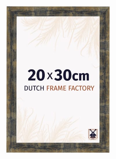 Fotolijst 20x30 cm - MDF - Blauw Goud Gemeleerd - Praag