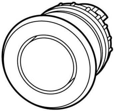 Eaton 216730 M22S-DP-S-X Paddenstoelknop Zwart 1 stuk(s)