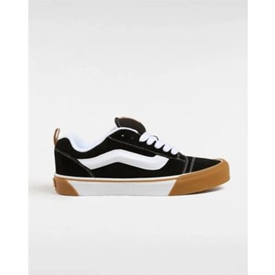 Vans Knu Skool unisex sneakers van natuurlijk leer, zwart (VN0009QCCJI1)