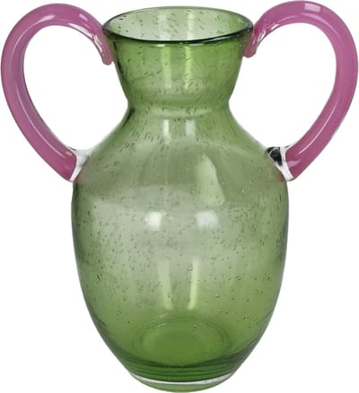 HD Collection Vaas Glas Groen 27x18x32,5cm