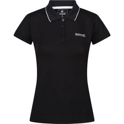 Dames Maverick V Polo met logo en V-vormige uiteinden