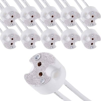 Lamp Fittingen - Keramische Connectoren - Verlichting Installeren - Hittebestendig Materiaal - 10 Stuks - Wit
