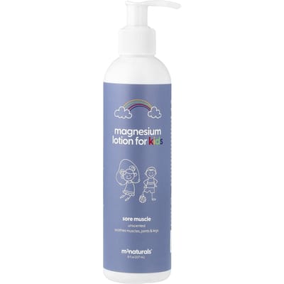 M3, Voetspier, Magnesiumlotion voor Kinderen, Geurloos, 8 fl oz (237 ml) gray