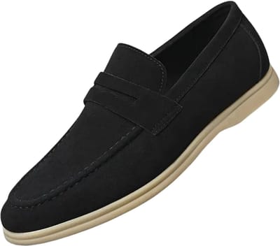 Bovista Loafers Heren - Met Hak - Herenschoenen - Instappers - Zwart 39.5