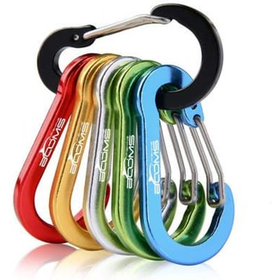 30/60/90/120cm Karabijn Elastisch Touw Outdoor Kamperen Bagageband Waslijn Rekbaar Duurzaam Kampeeruitrusting Multifunctioneel