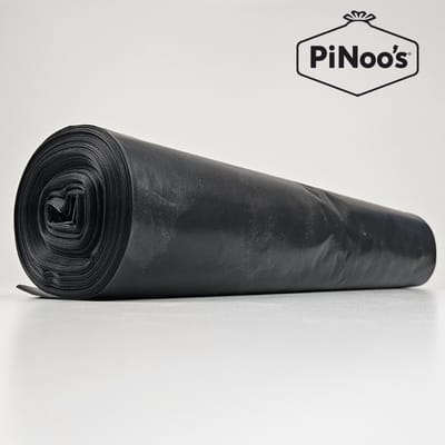 Zwarte Vuilniszakken 130 Liter | 3 rollen à 10 zakken - Gerecycled LDPE-plastic | T80 | 80x110 cm - Extra stevige vuilniszakken 130L, Zwarte vuilniszakken 130L, Vuilzakken 130 liter (08011004181)