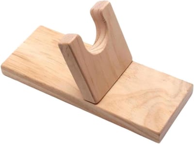 Lijmpistool Houder - Hete Lijm Standaard - Bureau Organisatie - Stevig Houten Materiaal - 20x8x7.5 cm - Houtkleur