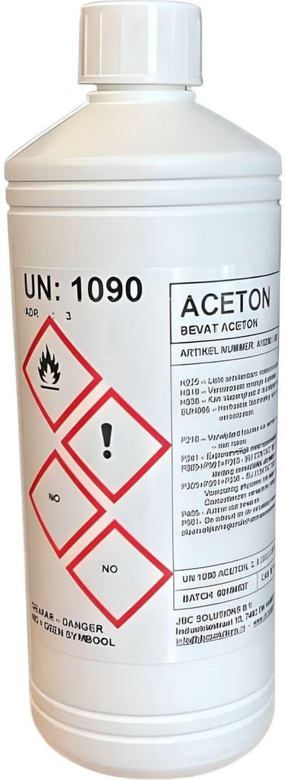 Online chemicalien – Aceton – 1 L – Propanon – Nagellakremover – Voor Reiniging en Ontvetten