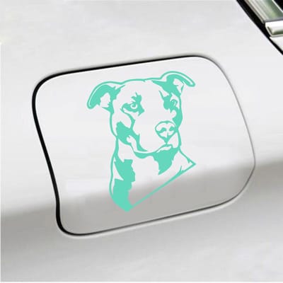 Bumpersticker - Pitbull  - 13 X 11 - Mint
