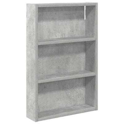 vidaXL - Badkamer - wandkast - Beton - Grijs - 40 - x - 10 - x - 60,5 - cm