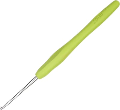 Kleurige Ergonomische Haaknaalden van 2mm van Hoogwaardige Aluminium met Zachte Grip voor Comfortabel Haken