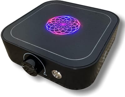 Magneet roerder | Vortex generator | Ethernal Flower of life | LED licht | Voor vitaliseren en structureren van water | Phipower