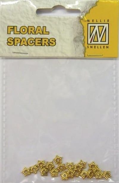 Floral Spacers (20) – gold nr. 7