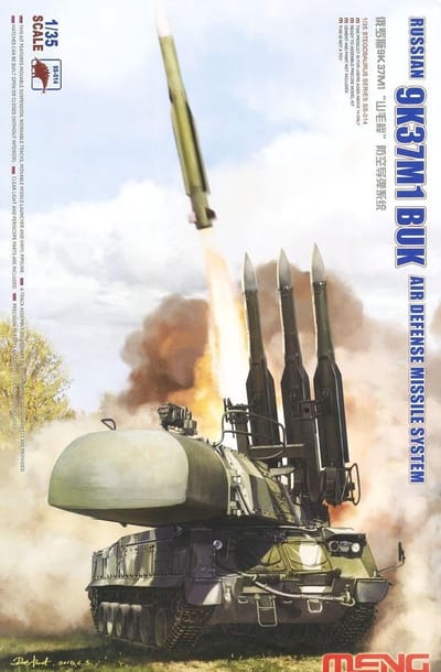Meng Model Modelbouwpakket Militaire voertuigen - MENG SS014 Russische 9K37M1 BUK - Luchtafweerraketsysteem Buk-M1 Plastic - 1:35 - Modelbouw