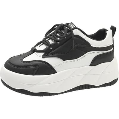 Kleine Witte Schoenen Lente Nieuw Alles-match Dikke zool Sport Casual Sneakers Dames Lente 40