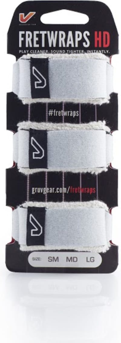 Gruv Gear Fret Wraps HD Stone White Large, 3er Pack - Accessoire voor gitaren